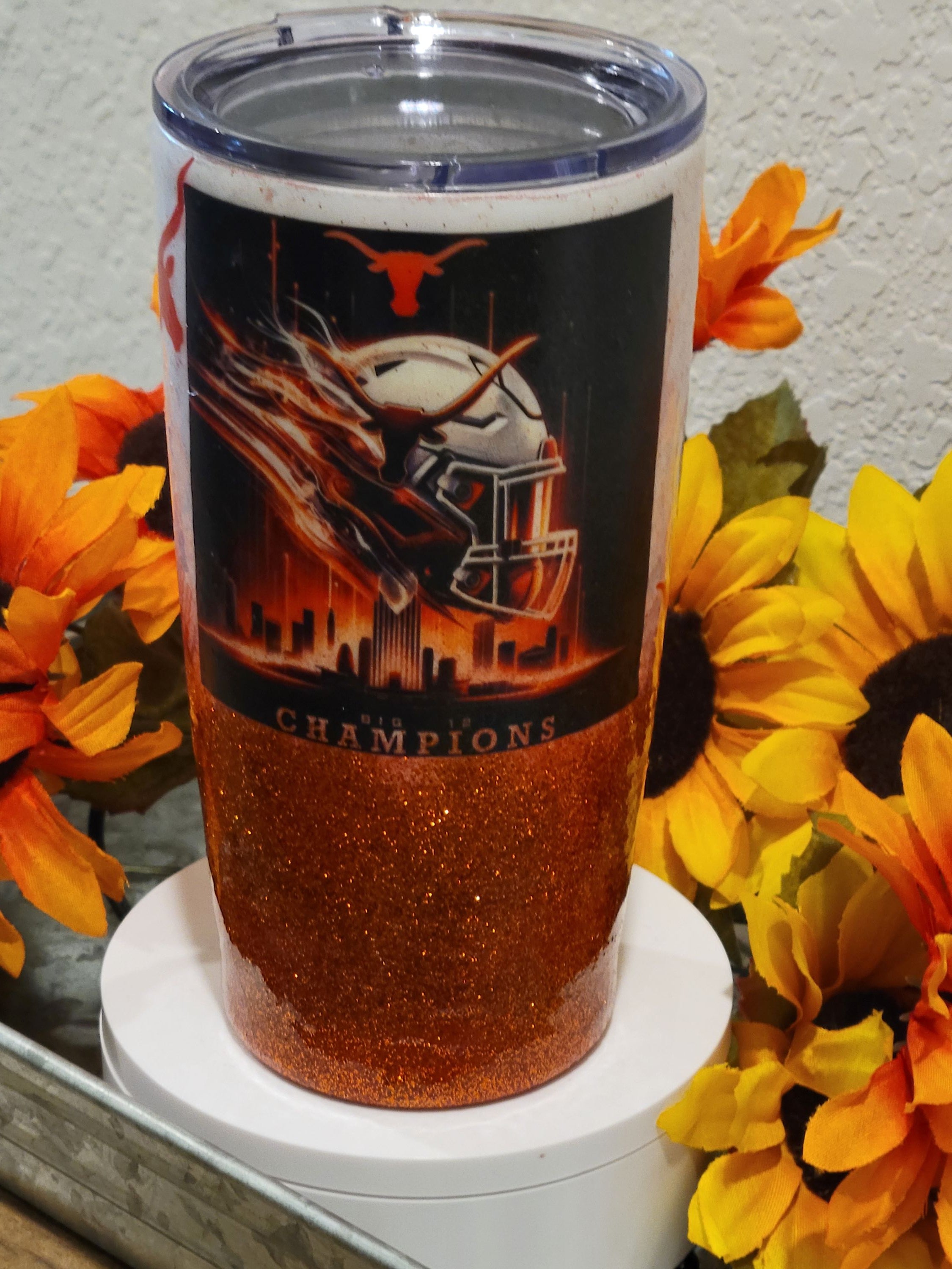 Glittering Champion Graphic High quality Tumbler