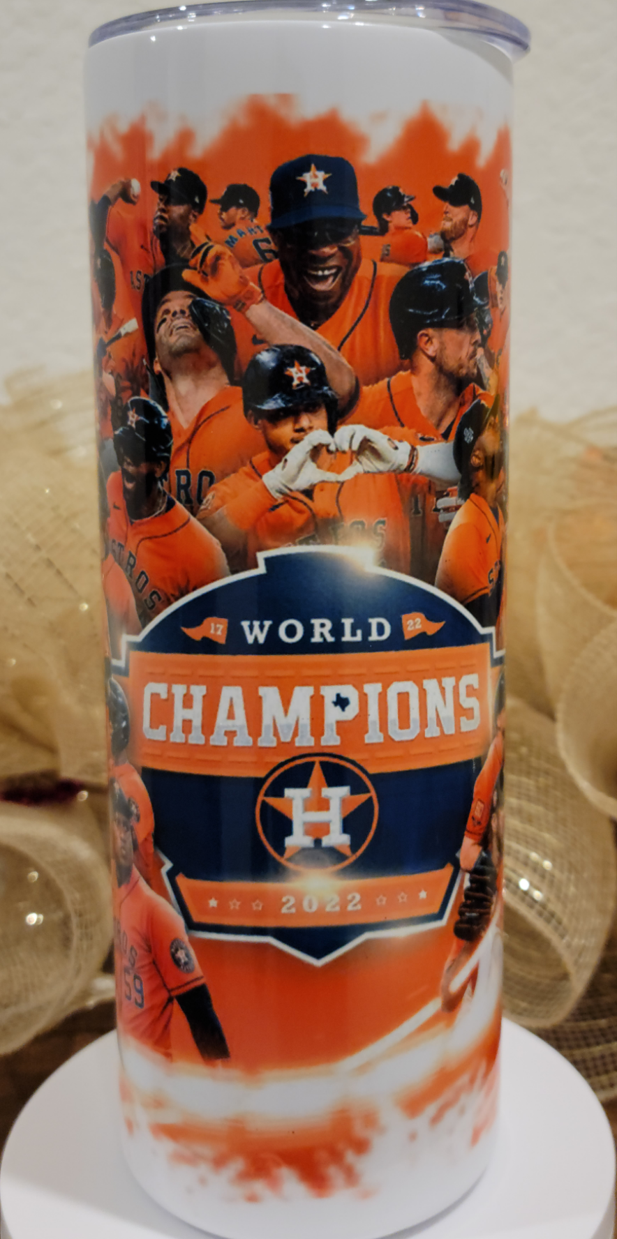 Houston Astros Championship tumbler